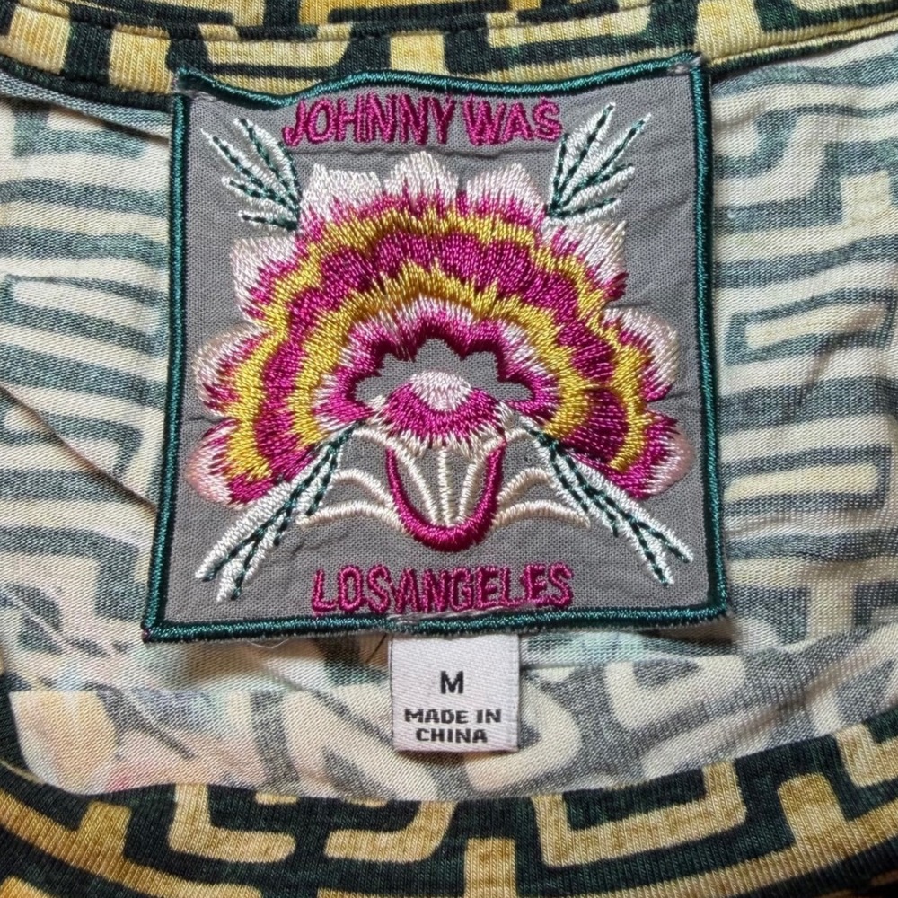 Johnny Was Weller Favorite Crewneck Floral Geometric Bamboo Viscose M
T15022-4 - Picture 3 of 6